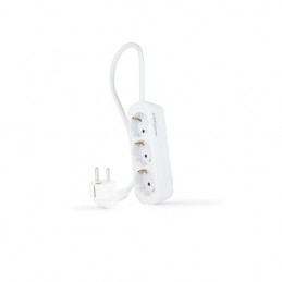 REGLETA 3 TOMAS, 1.4 M BLANCA