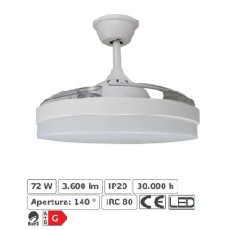 Ventilador Tahití - Techo -...