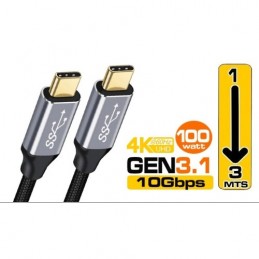 Cable USB 3.2 Gen2 C - C...