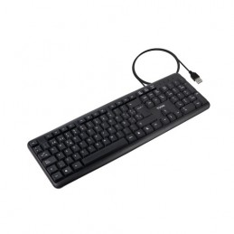 TECLADO USB 104 TECLAS, NEGRO